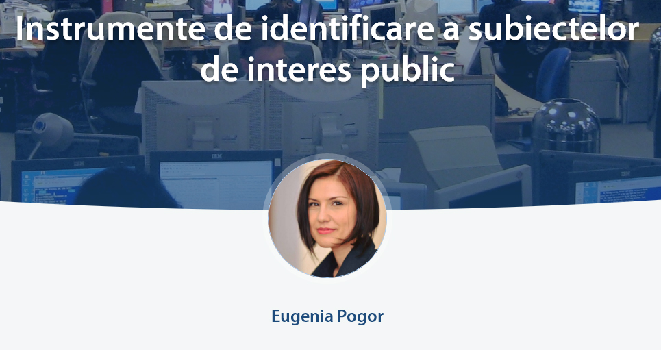 Instruiri la distanţă pe www.MediaForum.md: consultaţie online la tema identificării subiectelor de interes public